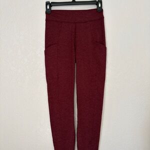Lululemon Athletica Dark Red Ankle Pants